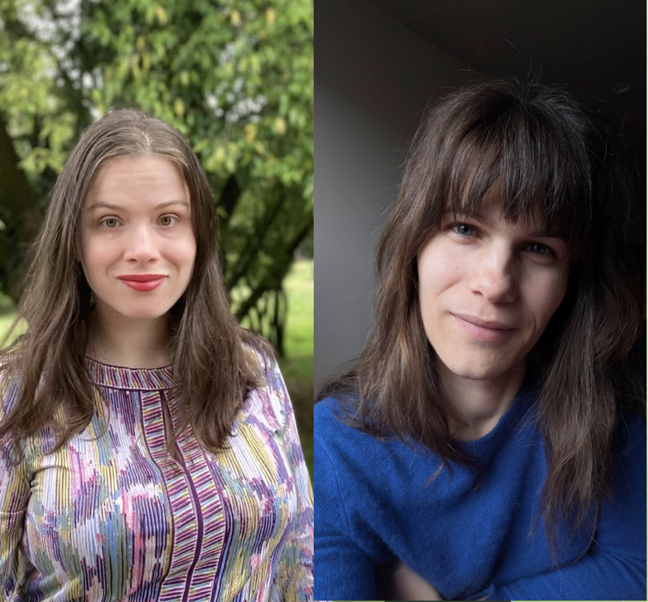 Julia Métraux and Rose Broderick Headshots